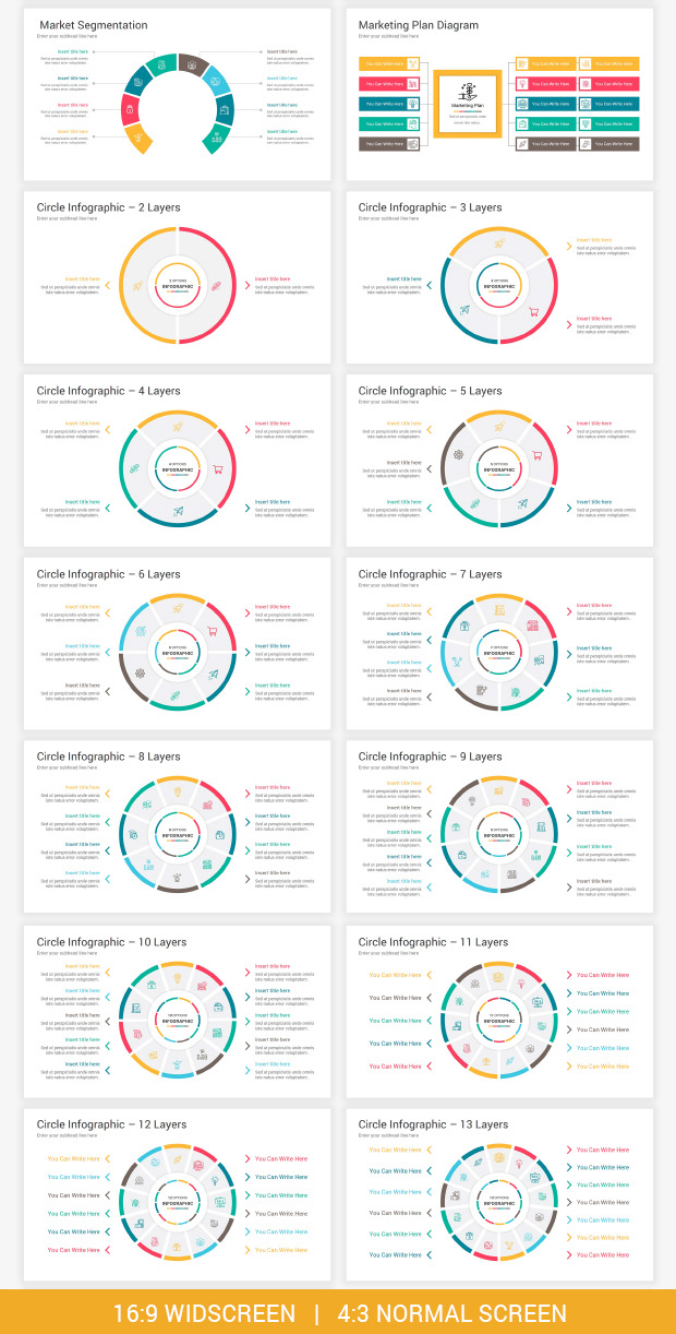 entire google Google Slides infographics marketing infographics slides template