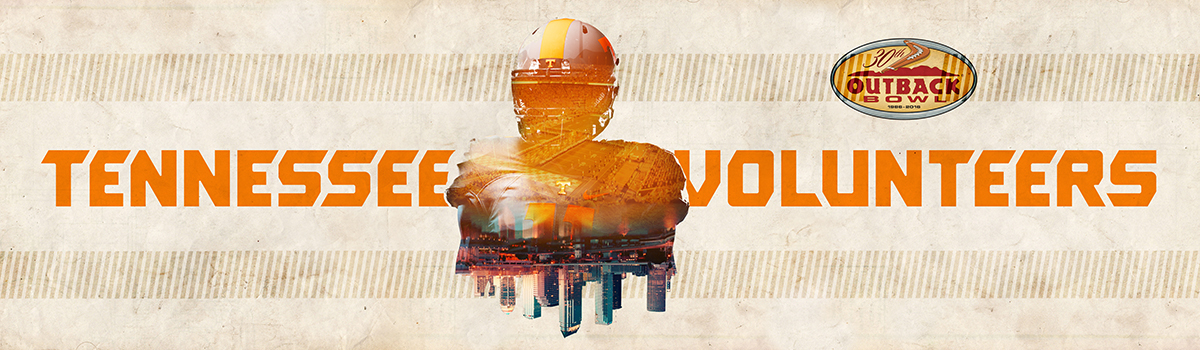 Tennessee football Tennessee Football Outback Bowl Sports Design volunteers