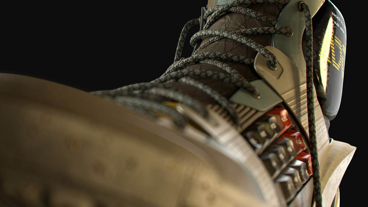 3D footwear Nike Render shoes sneakers Substance Painter texturing thegreatshoecase featured