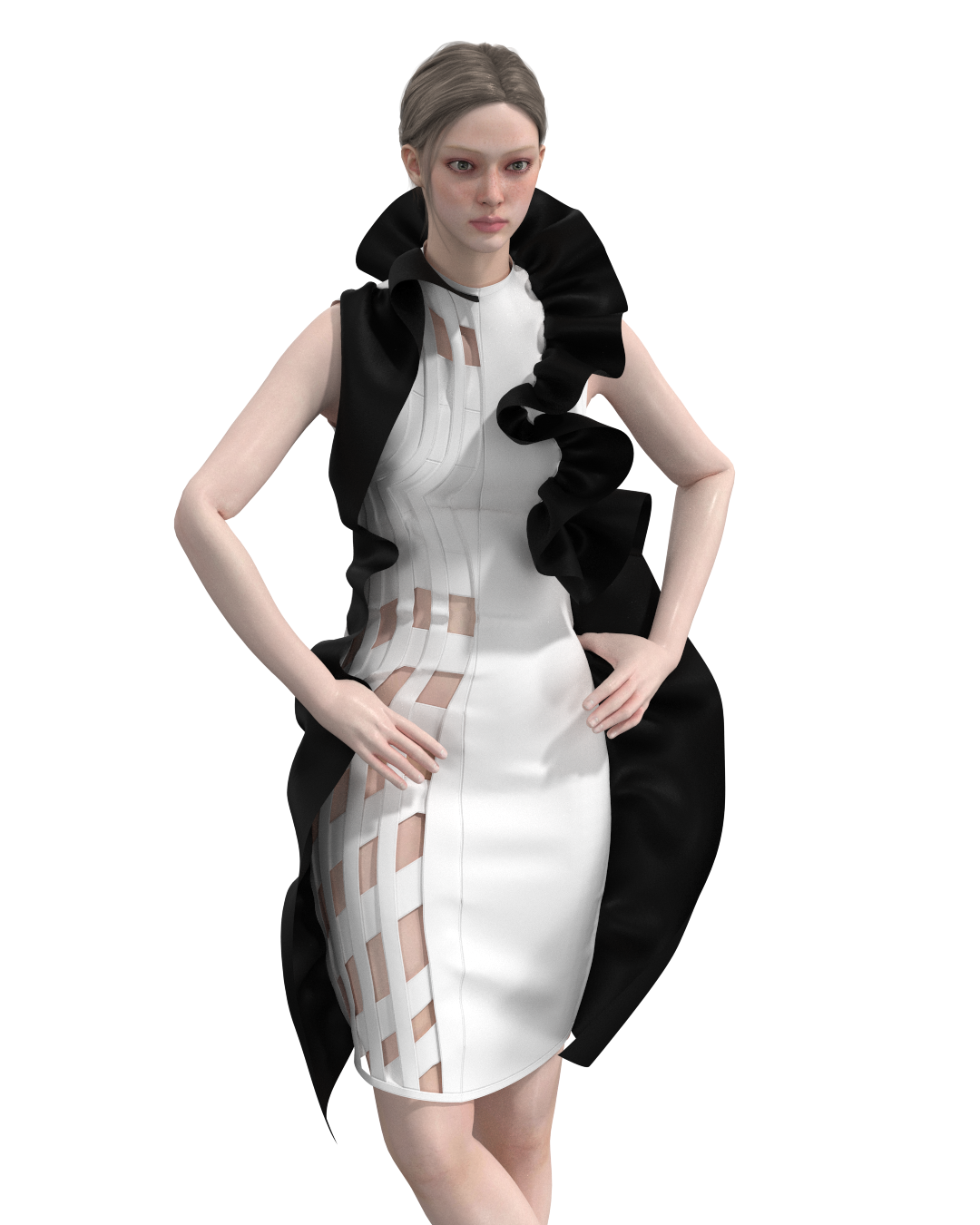 luxury Shingo Sato highfashion eleganza elegance itsclo3d digitalfashion Clo3d Render Maquete Textil