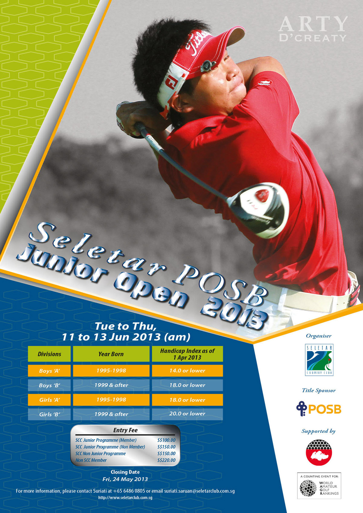 golf Competition game junior open poster banner Events posters Web Banner golf events Driveway Banner welcome banner