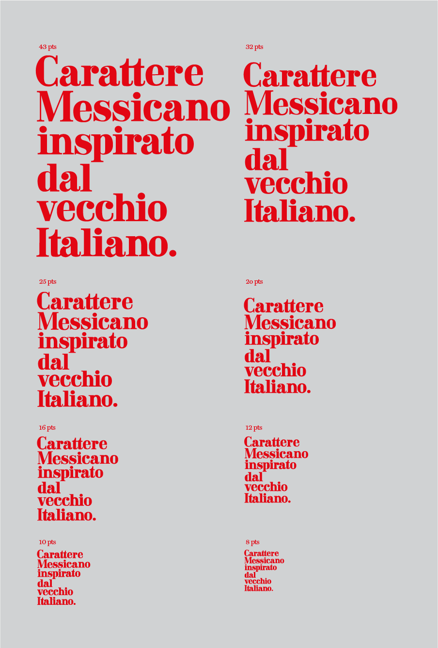 mexican typeface bodoni inspired italian