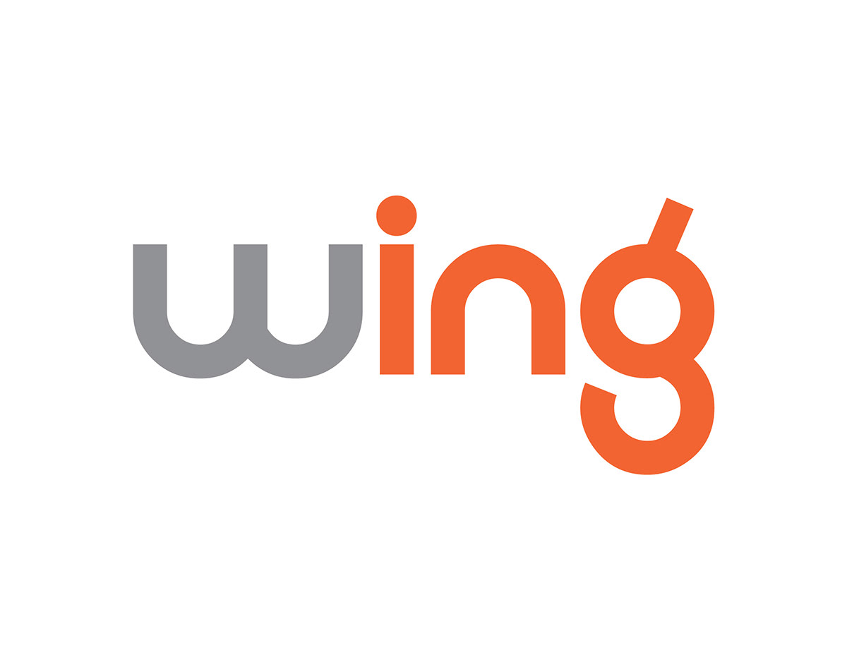 wing logo stationary business card letterhead postcards Web notepad installation