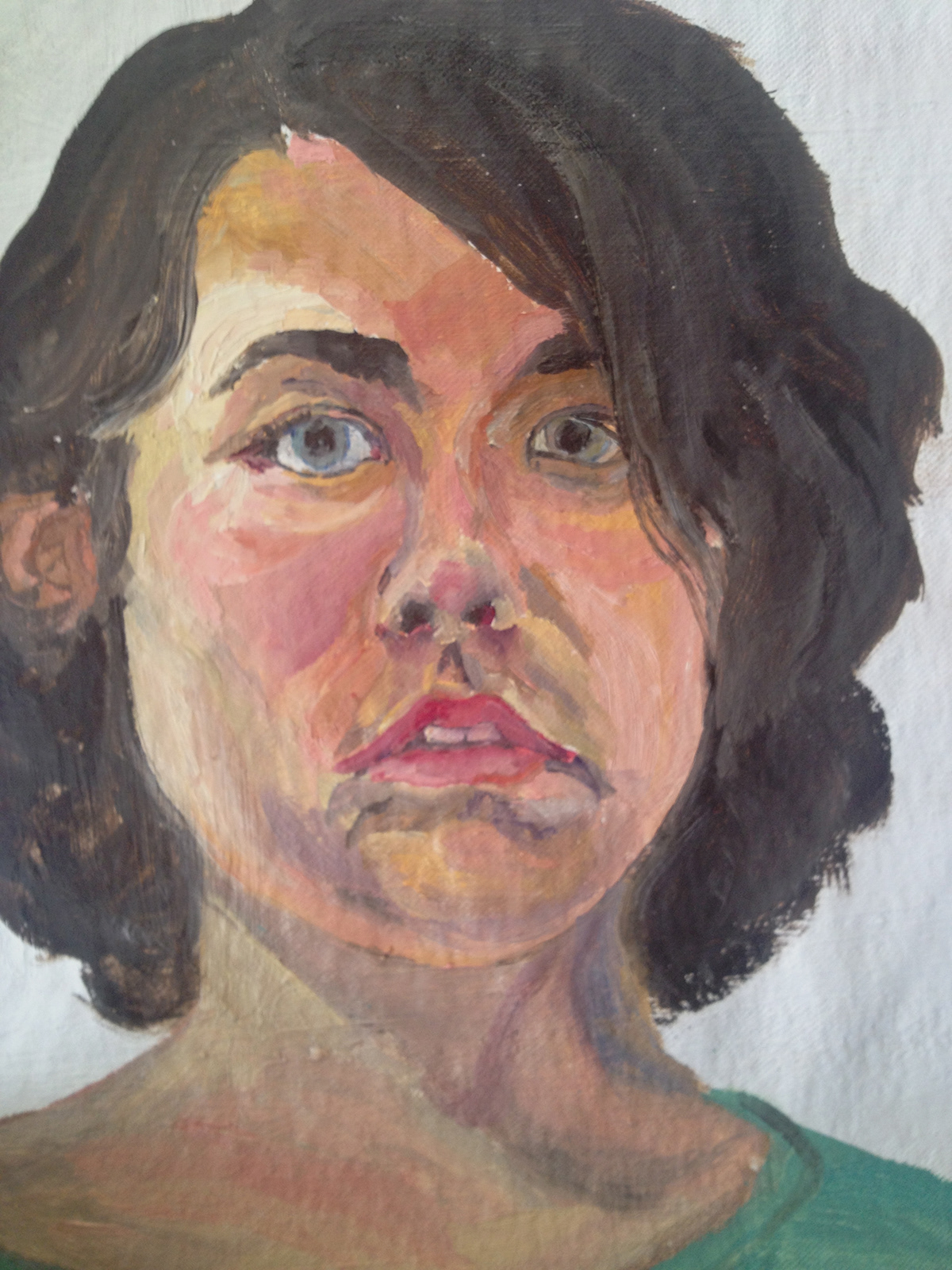 selfportrait Portraiture oil canvas
