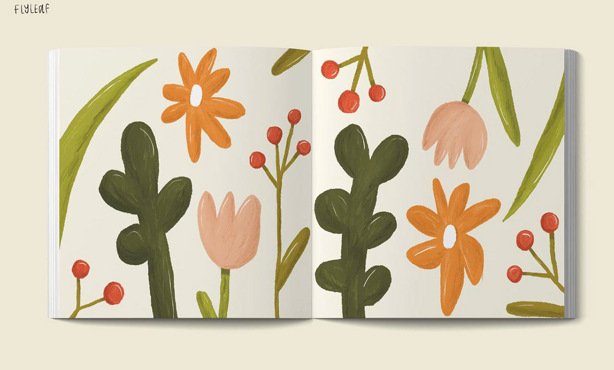 Birthday book bugs Character design  children colour Flowers ILLUSTRATION  kids Nature