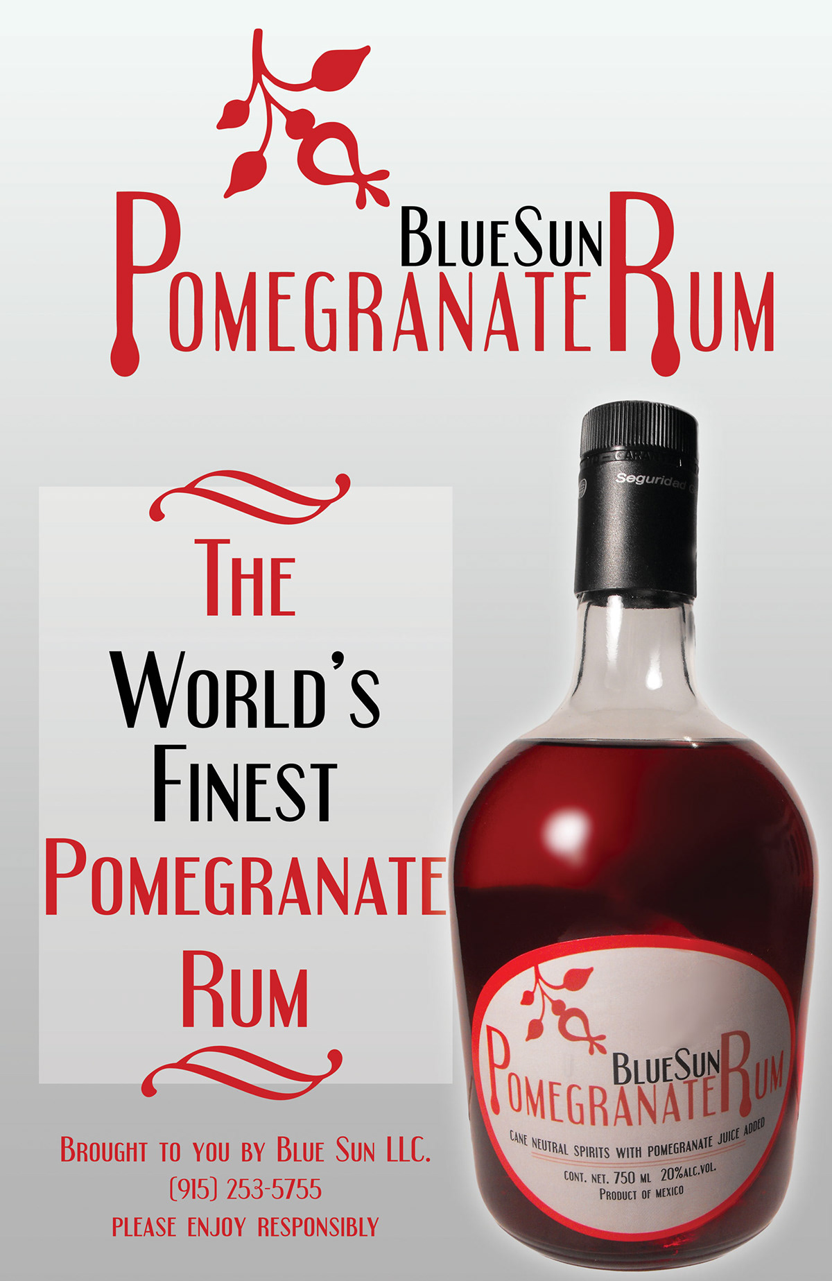 Food  Spirits Rum liquor package poster