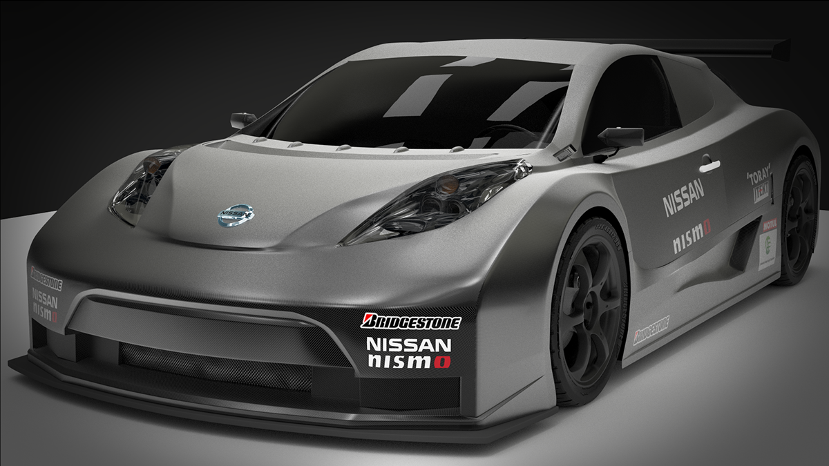 3D car CGI design Nissan automobile Vehicle art Digital Art 