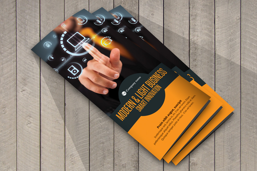 brochure building business clean color company corporate design elegant estate free editorial trifold InDesign