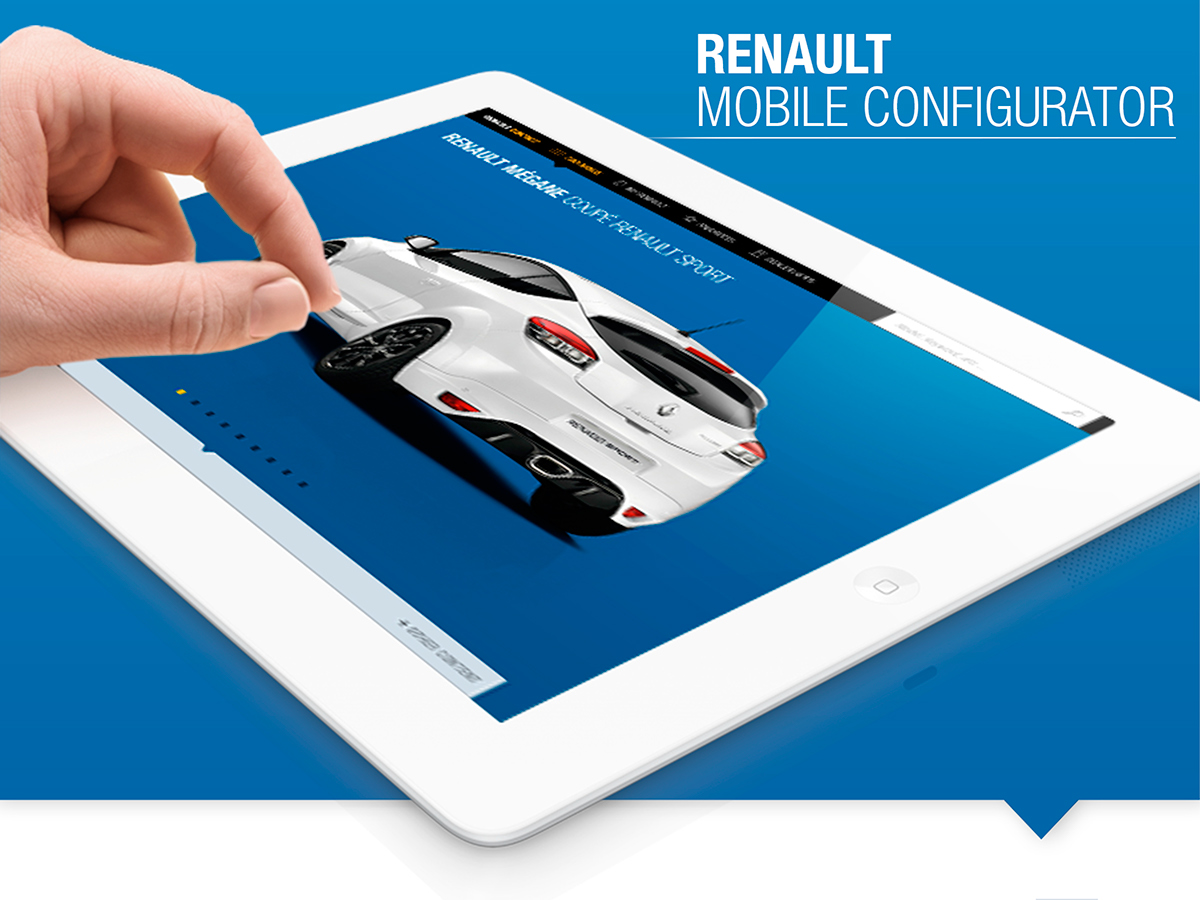 renault configurator iPad app retail tolls