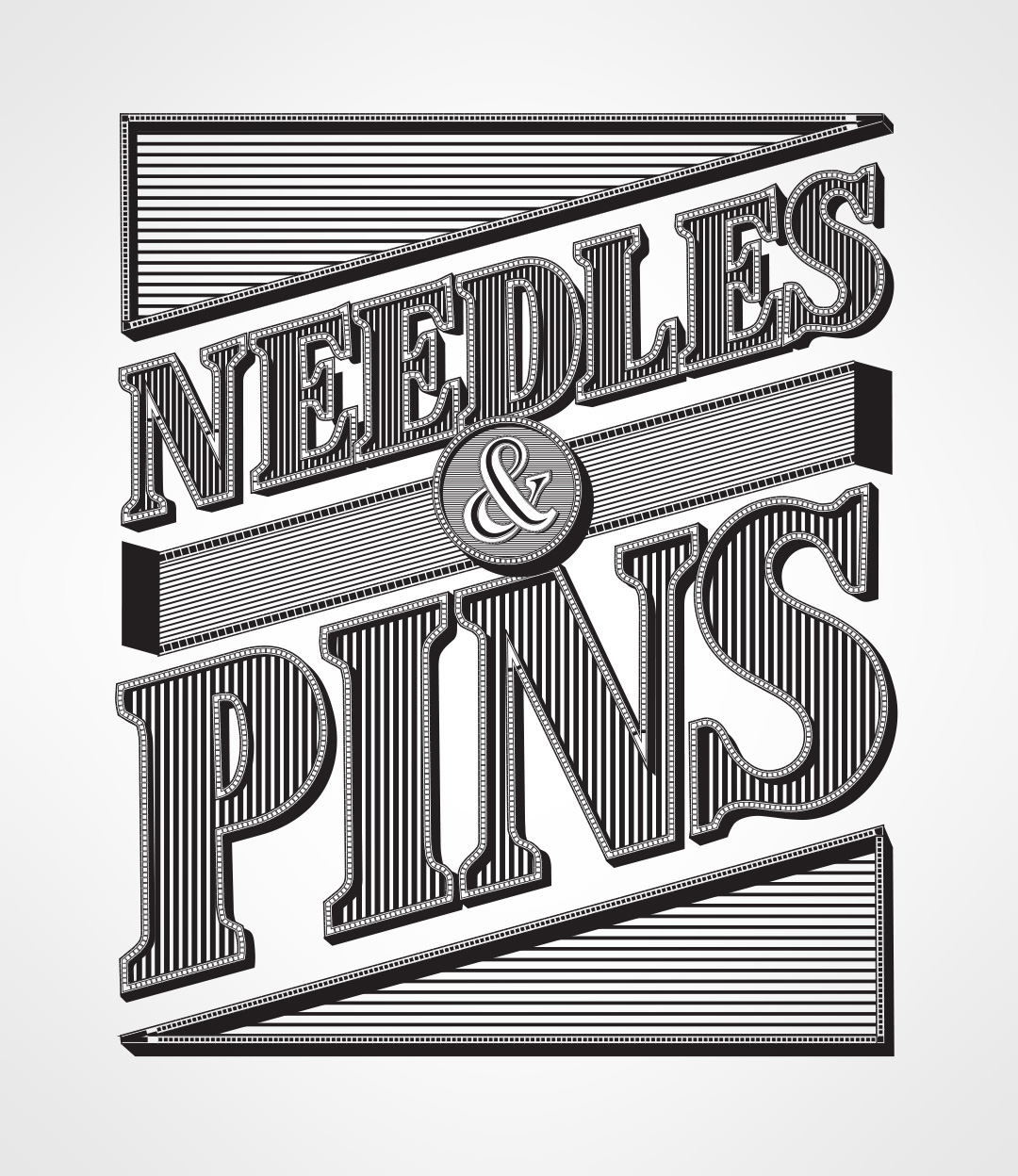 Adobe Portfolio needles  Pins ramones  stripes