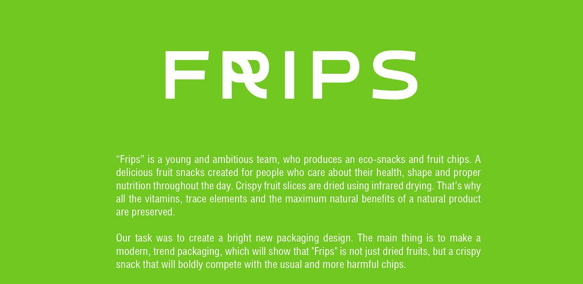 Design Chips fruits natural chips vegan