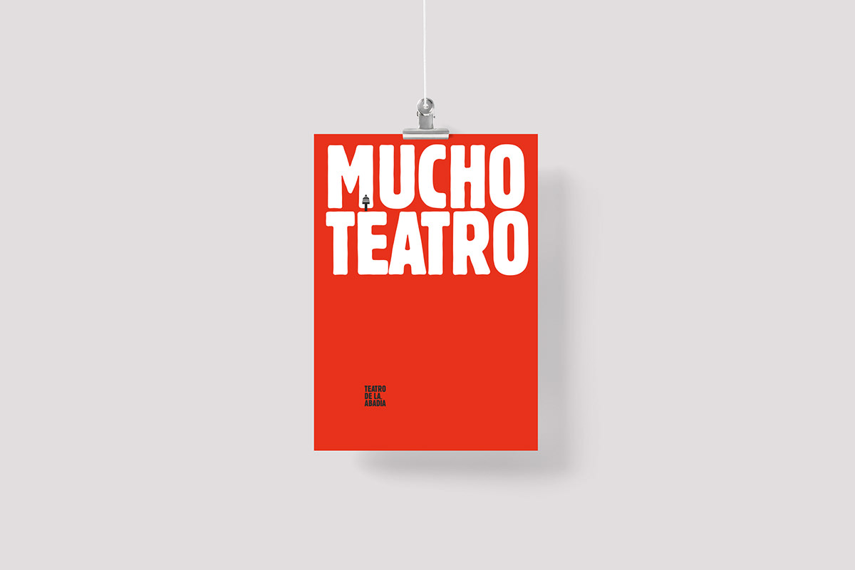 Theatre poster print collage helvetica sans serif Exhibition  colour modern photoshop madrid barcelona Retro ILLUSTRATION  editorial
