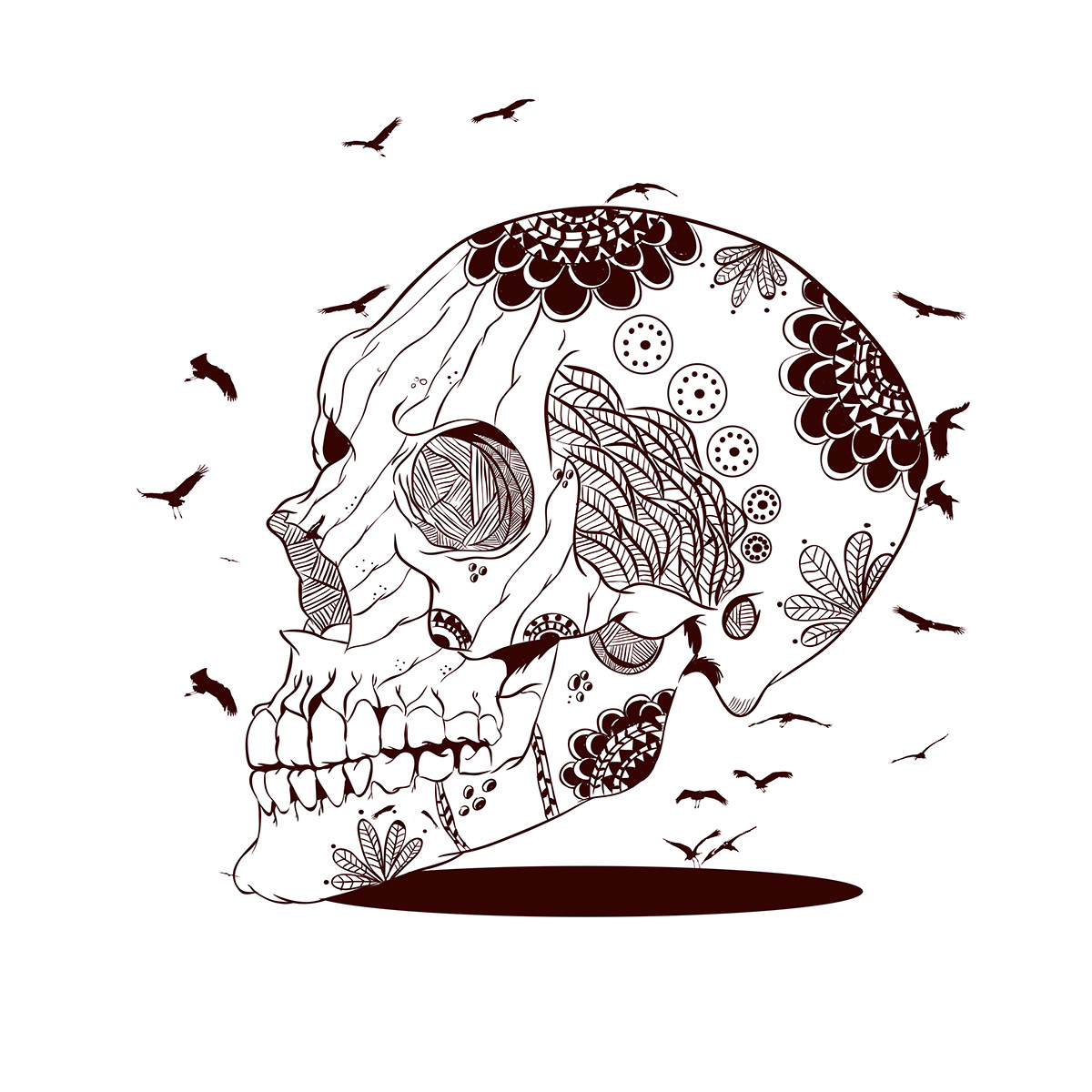 skull Island doodle