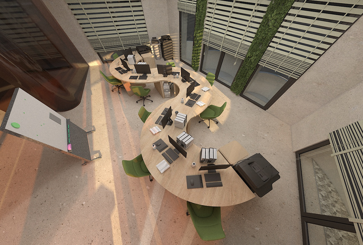 interior design  Office Office Design Interior Architecture 3ds max vray visualization 3D exterior office designers 