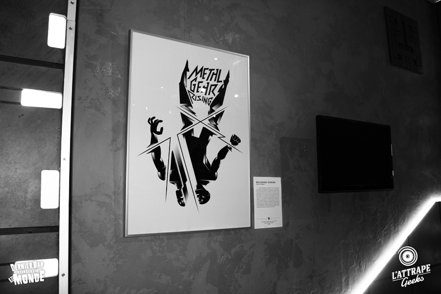 Exhibition  geek black & white poster