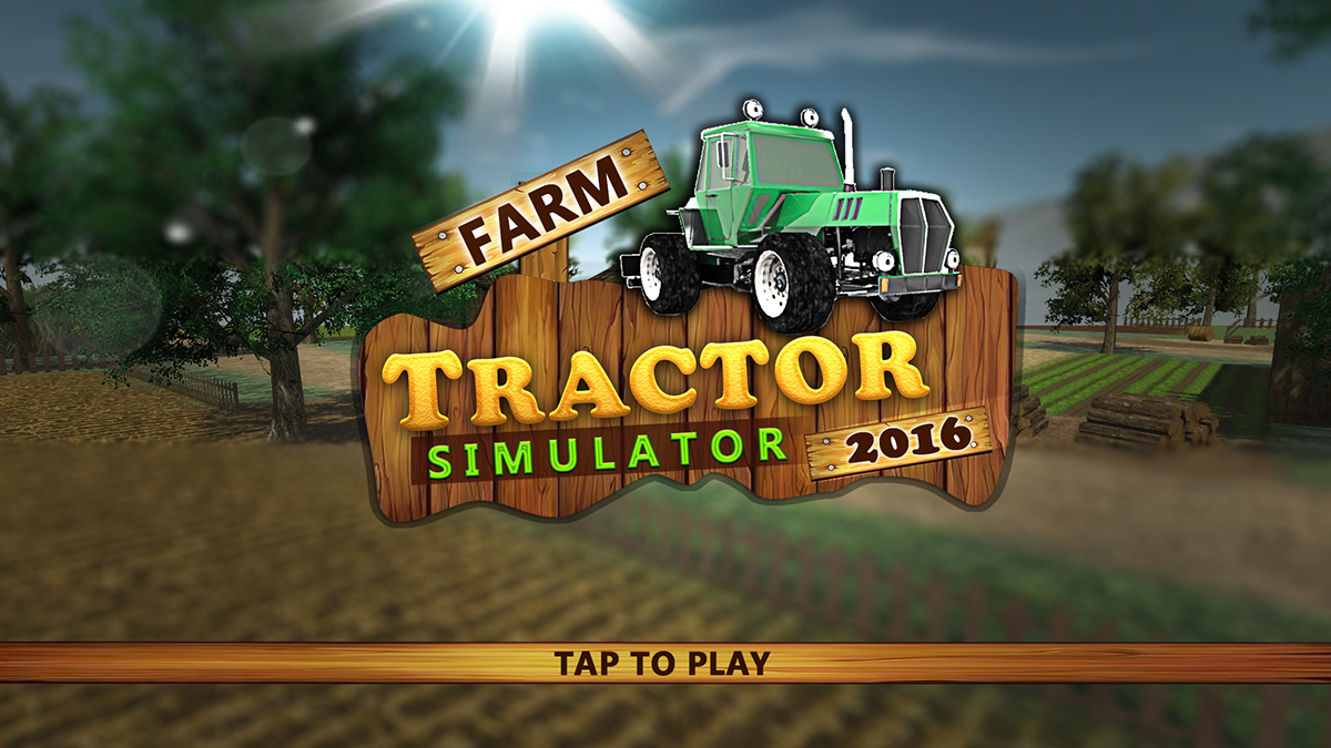 3D farm Tractor simulator game