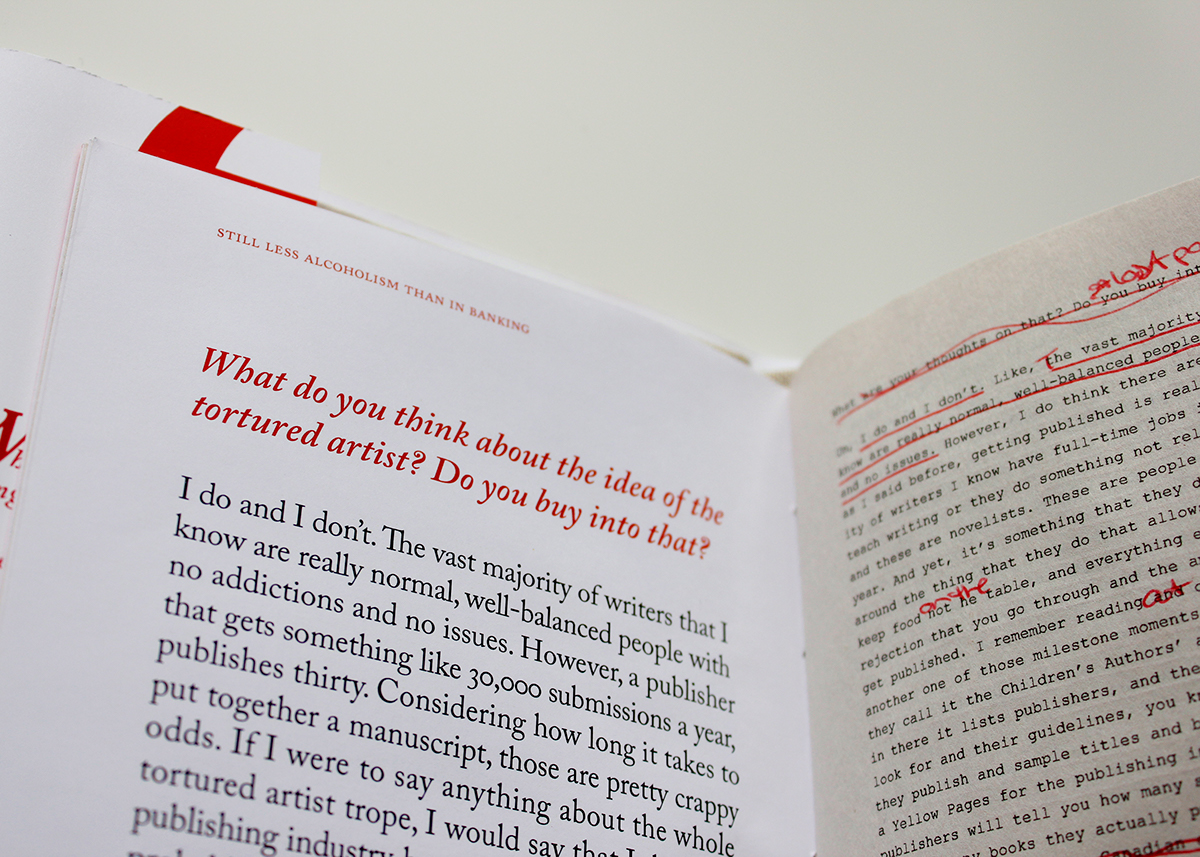 book book design design Editing  writers interview conversation