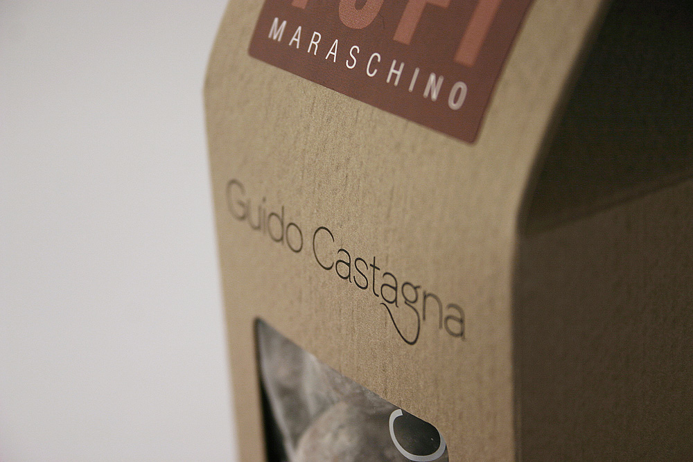 Pack guido castagna Packaging tartufi truffles chocolate design label design