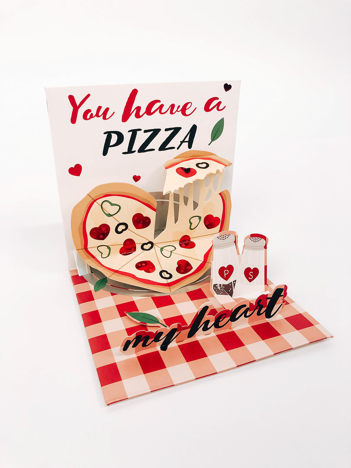Pizza My Heart Pop-Up Card On Behance