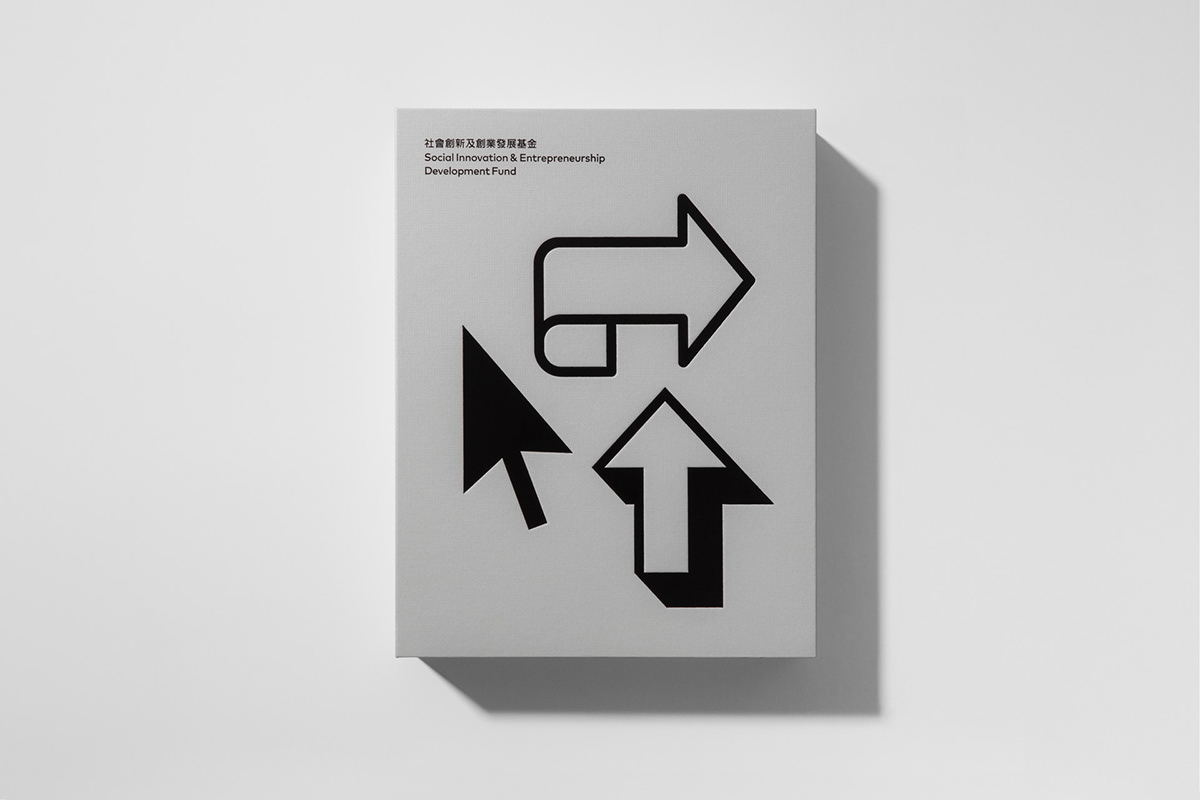 arrow art direction  Binder box editorial portfolio print social typography  