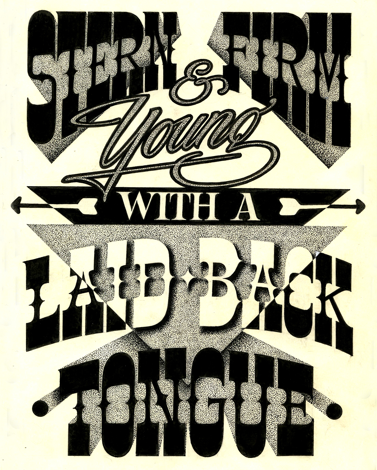 HAND LETTERING frisso   carl fredrik angell tribe called quest type western dots