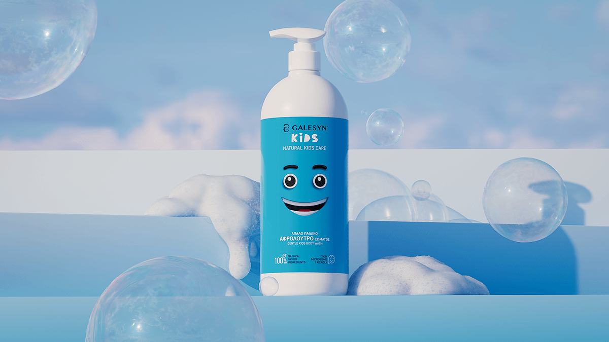 SKY bottle Packaging product design  Label packaging design Health Beauty Products kids soap packaging