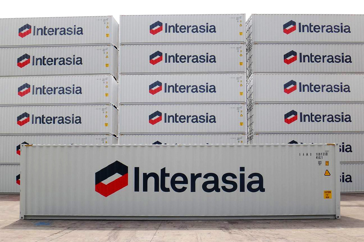 container shipping International asia Shipping Container brand identity logo