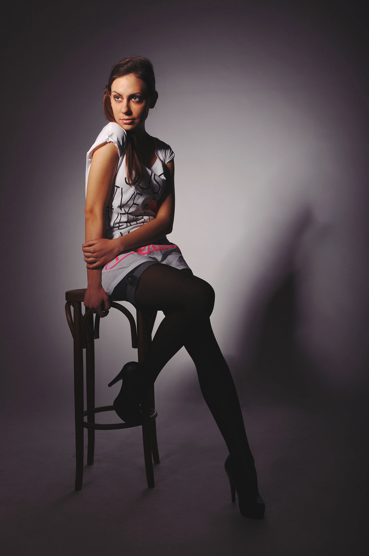 studio model sofia hassan girl portrait Portraiture lighting