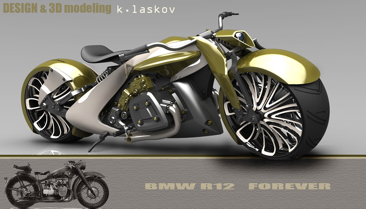 motorcycle design custom bike design 3d modeling