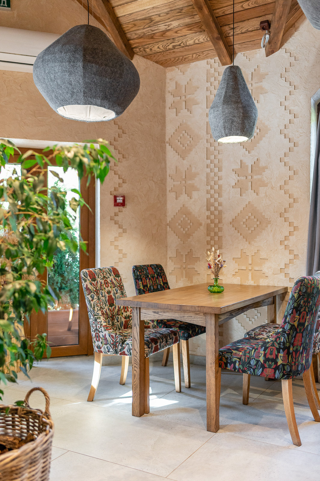 design Ethno folk Interior interior design  Interior Desing restaurant traditional