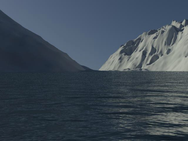 Sea and mountains