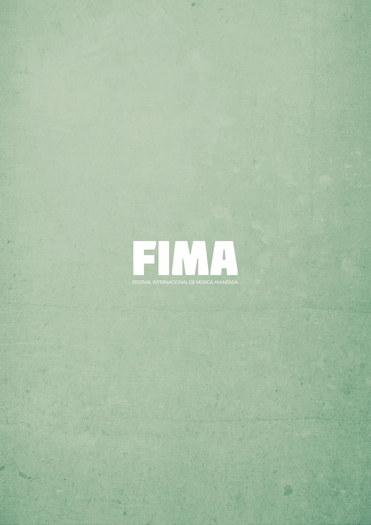 design poster FIMA festival diseño vector rock indie electronic