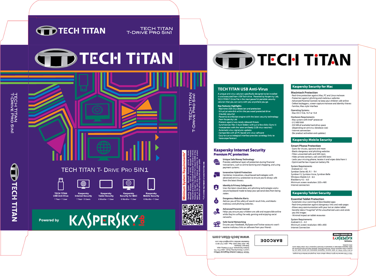 packaging usb tech box Tech titan