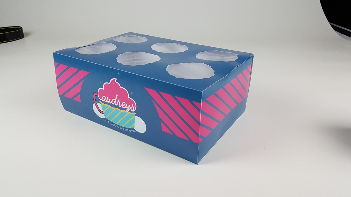 cupcakes Packaging prep sneak peek new pink blue box Food  restaurant audrey