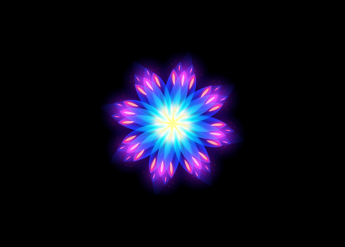animal flower tech fantasy light dream Magic   creature motion Space 