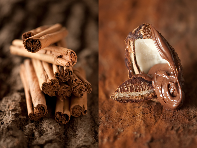 food styling chocolate gourmet