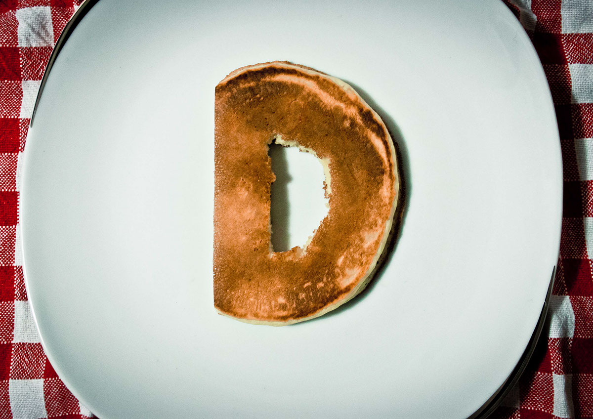  pancakes  letters  edible font font commestibile  font con pancakes Cibo Food  font with food type font