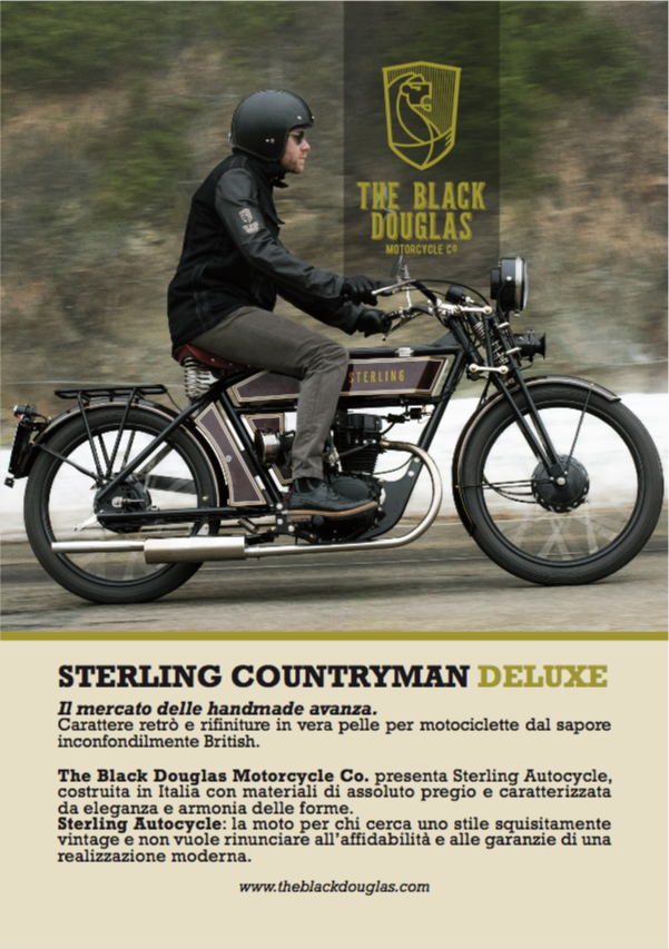 stampa print flyer brochure motors motocicletta Retro motorcycle
