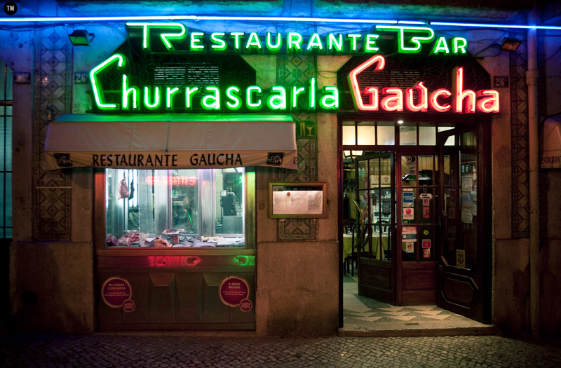 Portugal Lisbon photo shop neon tokyo china bar restaurant city Street