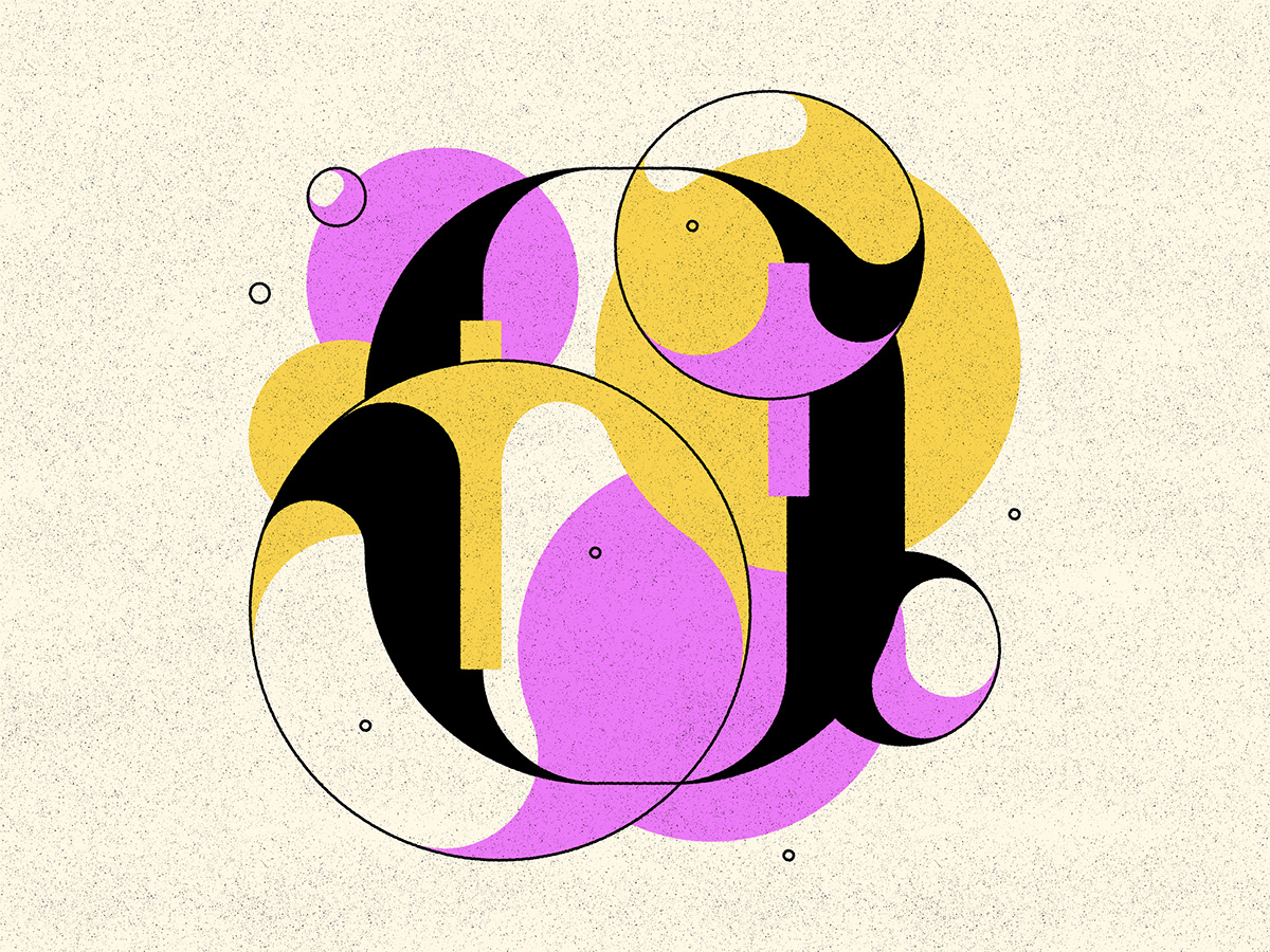 36daysoftype abstract bubble typography bubbles colours elegant refraction type typography   alphabet