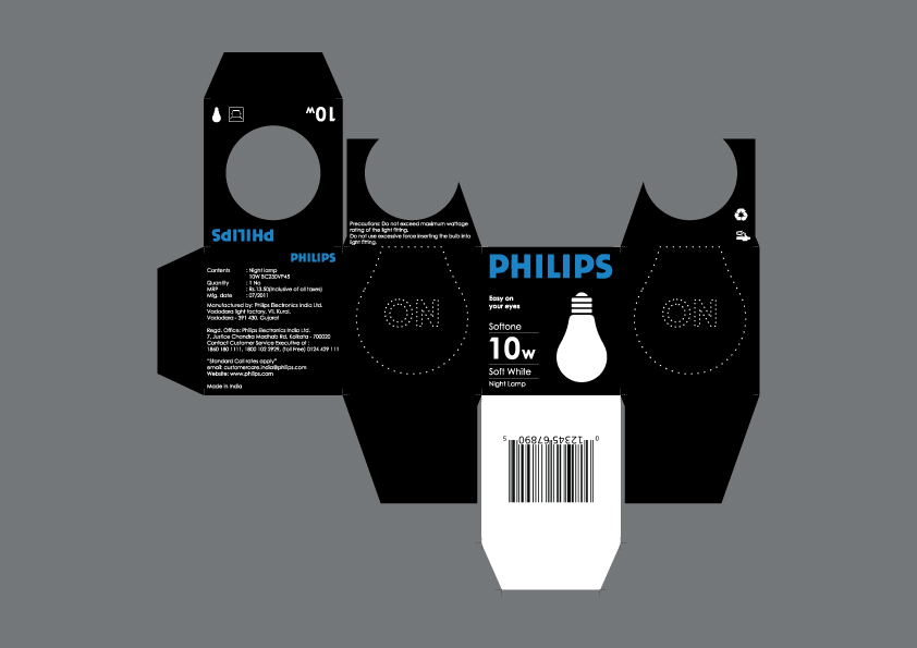Philips  Light bulb  bulb package  redesign