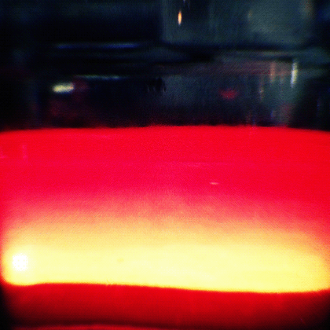 abstract  red Melt distortion