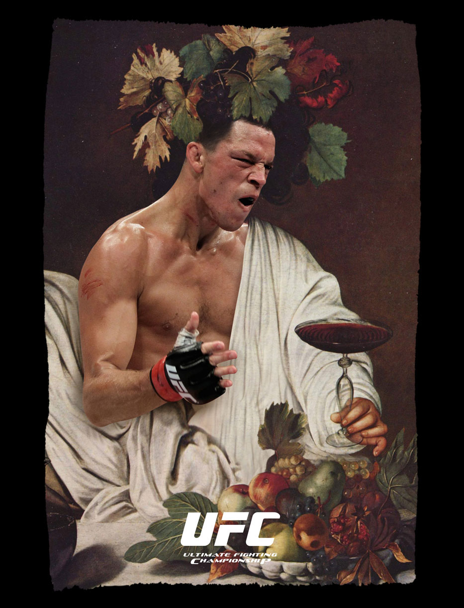 collage UFC MMA contemporary UFC ART Mixed martial arts Digital Collage figter themed art ufc fan art bkzcreative