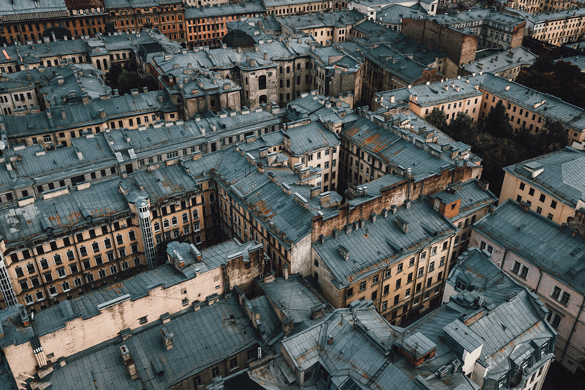 Russia roofs Россия Петербург quadcopter petersburg Street old facture