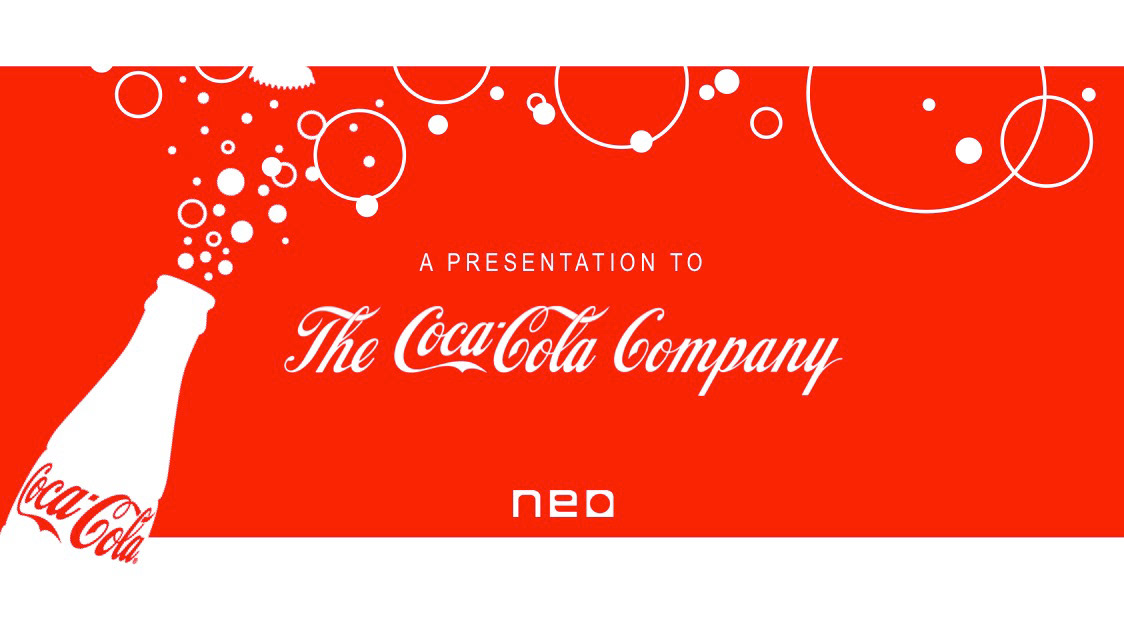 agency Coca-Cola Mindshare pitchbook Powerpoint presentation