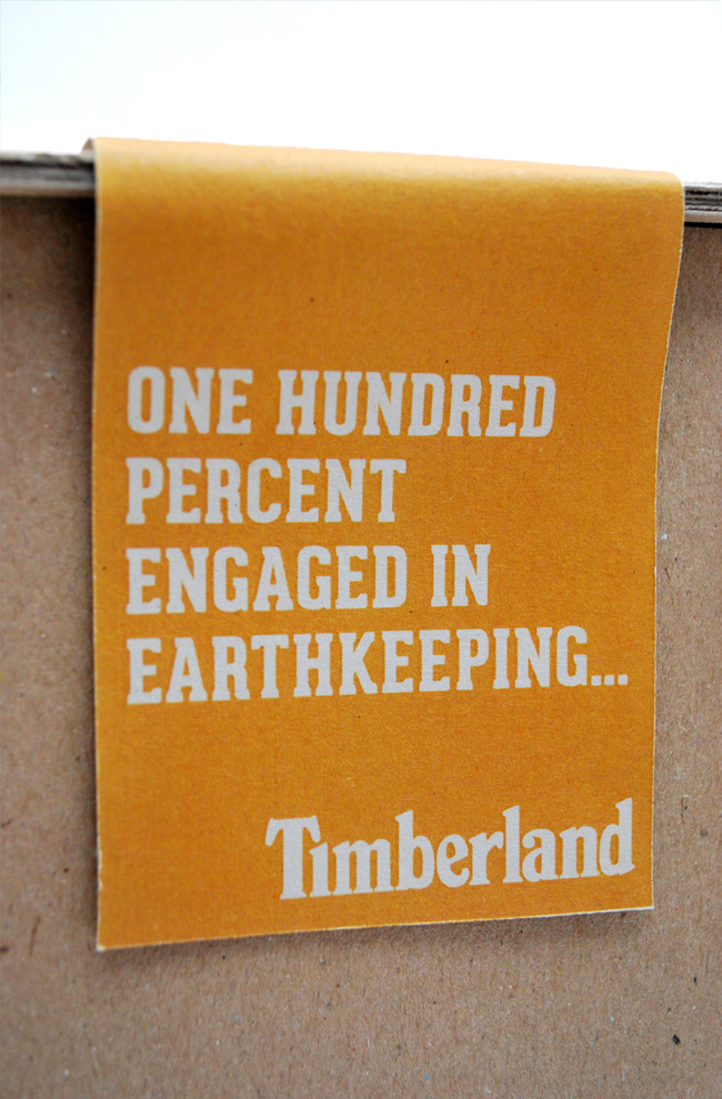 timberland  shoe box eco-friendly  eco   recycled  typographic  typography  shoes  terrains re-design  design  Wood  natural