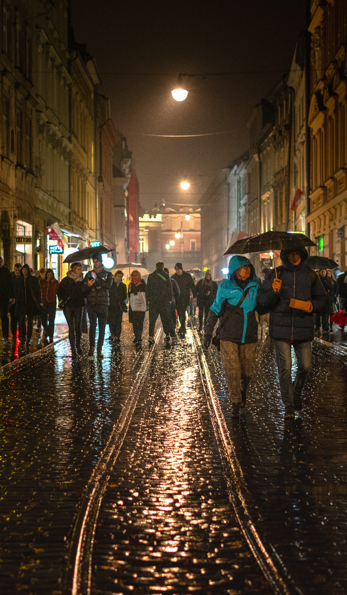 krakow jesień rain poland polska Umbrella parasol aurumn deszcz