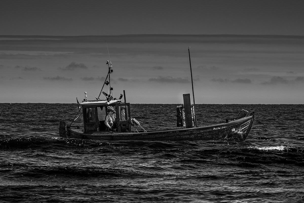 Photography  dokumentation Boote see fishing boats boat fish Blavk and white Fischerboote wasser
