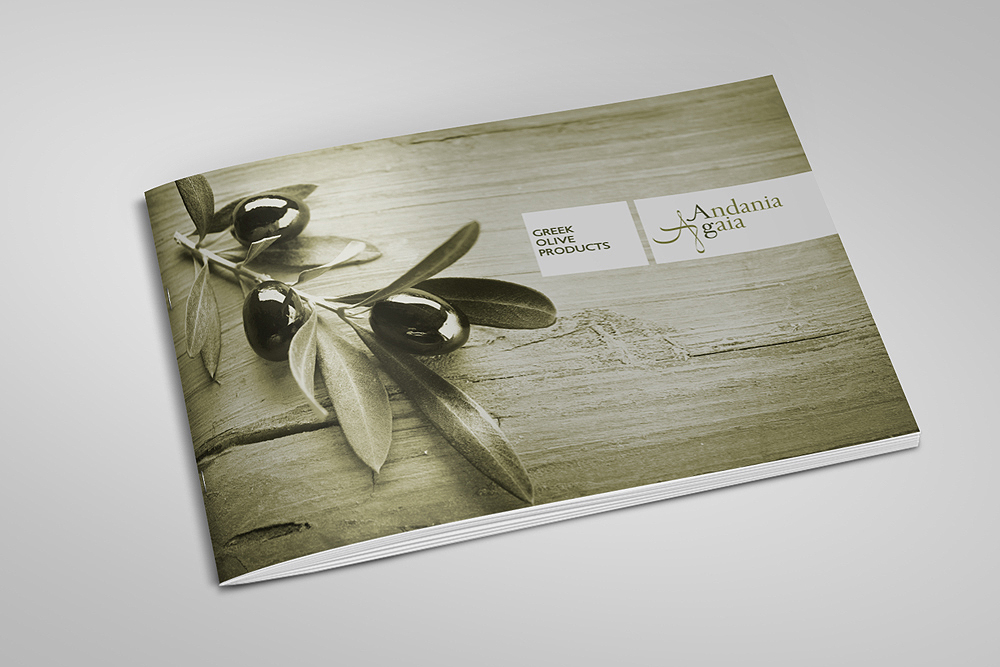 brochure catalog Landscape multipage olive oil