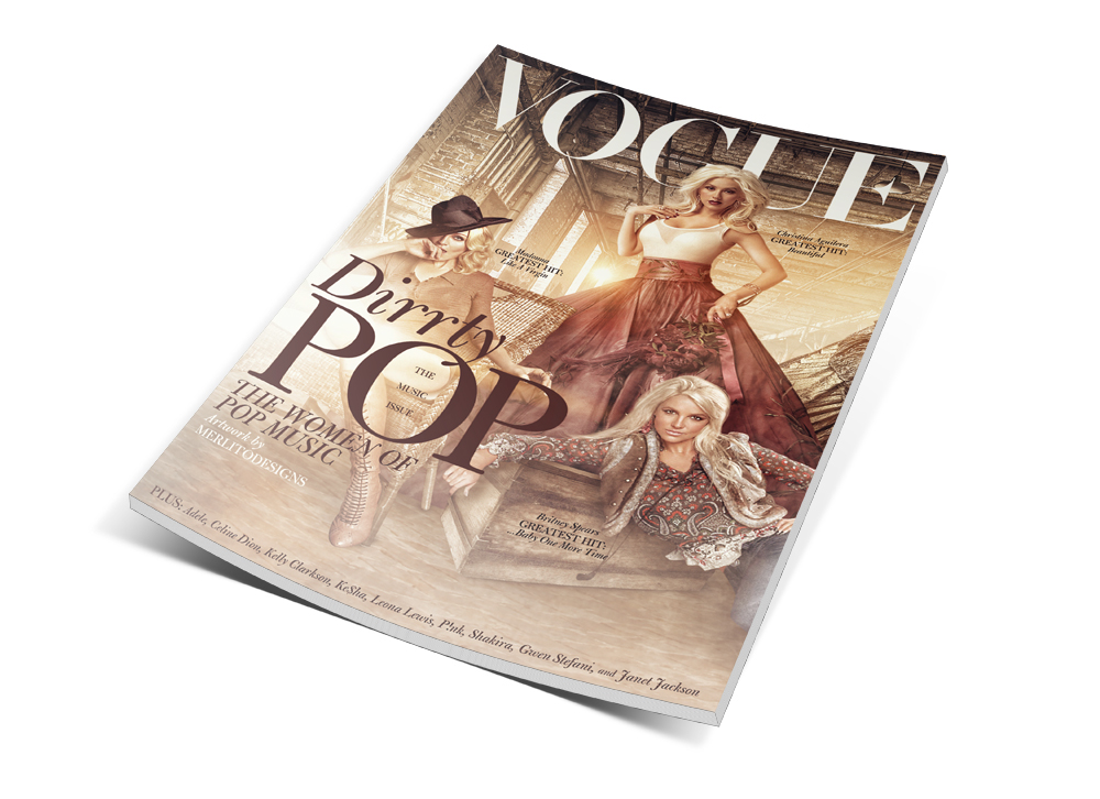 vogue  magazine cover Christina Aguilera xtina madonna Britney Spears Beyonce Lady Gaga Jennifer Lopez Rihanna Katy Perry